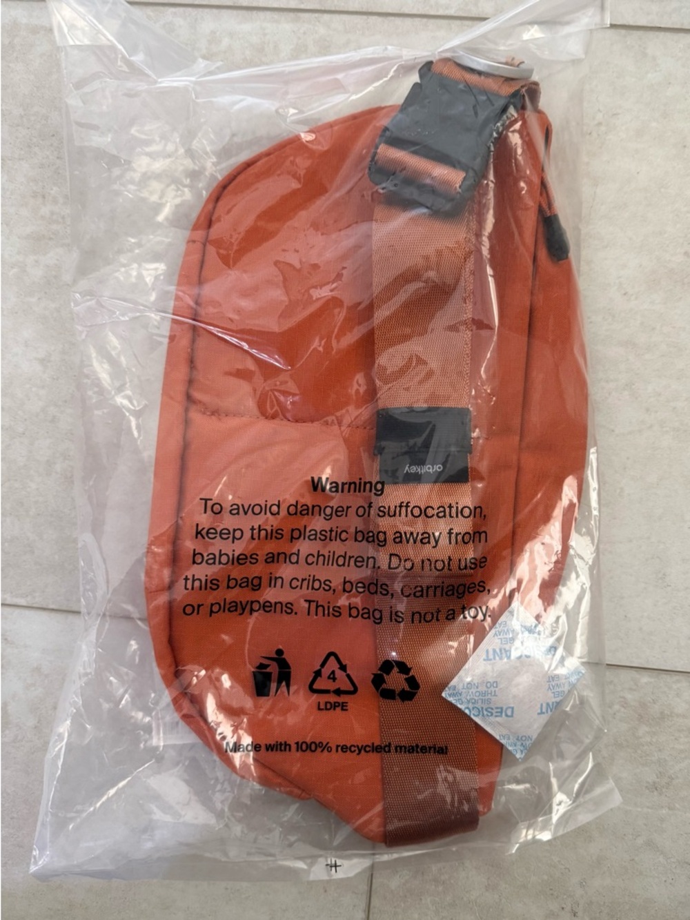 Orbitkey Urban Sling 4L Bag w YKK Zippers Terracotta New Never Opened MSRP $79 - Picture 2 of 6